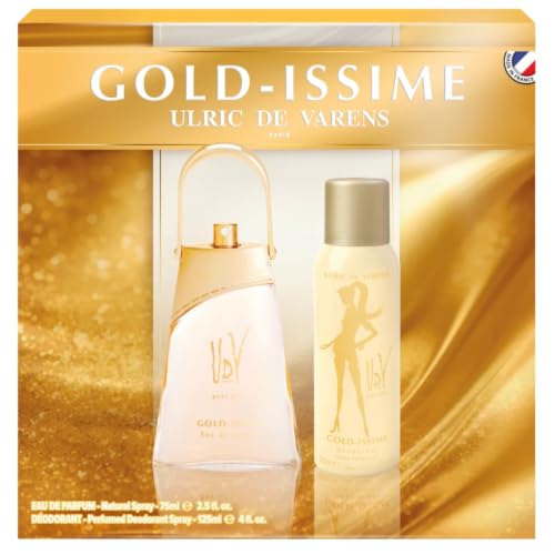 Ulric de Varens Udv Gold Issime Eau de Parfum & Deodorant Spray Set for Women