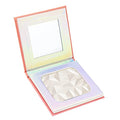 Highlighter Makeup Palette,holographic packaging with Mirror Cosmetics Vegan, Cruelty Free and Hypoallergenic 6 color Pigmented Face (Highlighters-01)