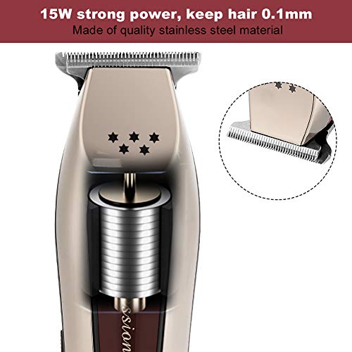 Professional Electric Hair Clipper Rechargeable Adjustable Hair Cutting Machine(US Plug 100-240V)