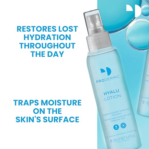 Hyalu Lotion - Hydrating Serum-Tonic with Hyaluronic Acid, Thermal Water & Skin Barrier Repair ? Moisturizing Lotion for Dry Skin, Anti-Aging, Skin Firming (130 ml / 4.4 Fl Oz)