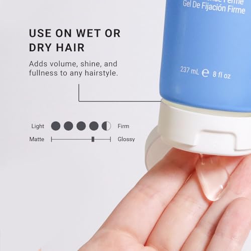 Loma Hair Care Firm Hold Hair Gel 8 Fl Oz - Strong Styling for Creative Looks