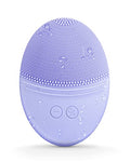 EZBASICS Silicone Facial Cleansing Brush Violet Waterproof Skin Care Tool