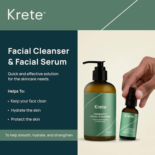 Probiotic Facial Cleanser - 30-Second Routine for Glowing Skin - 8 Oz - Suitable for All Skin Types