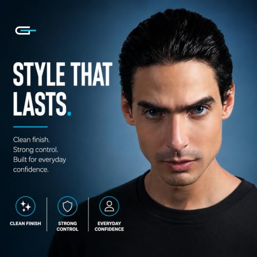 Gelactica Max Control Strong Hold Hair Gel 32oz - Alcohol-Free, Scalp Nourishing with Arctic Scent