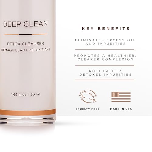 OSMOSIS Deep Clean Purifying Face Wash 1.69 Fl Oz - All Skin Types, Pack of 1