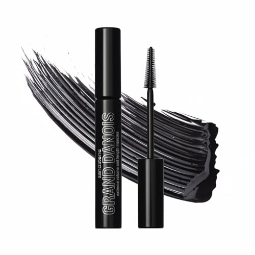 Sandstone Scandinavia Hypoallergenic Mascara for Sensitive Eyes ? Black ? Smudge-Proof & Sweat-Resistant ? Lengthening & Volumizing ? Vegan, Fragrance-Free