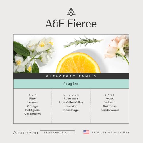 AromaPlan A&F Fierce Hotel Diffuser Oil 5.07 Fl Oz – Luxury Fragrance for Home & Office - Variation of Abercrombie & Fitch
