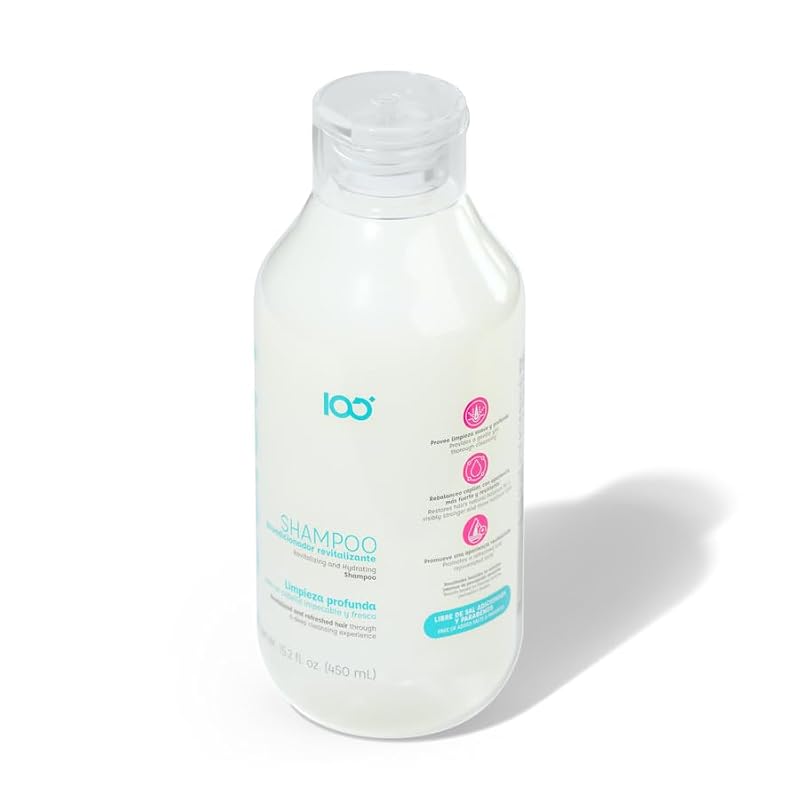 Organic Revitalizing Shampoo for Healthy Hair Growth - 15.2 Fl Oz