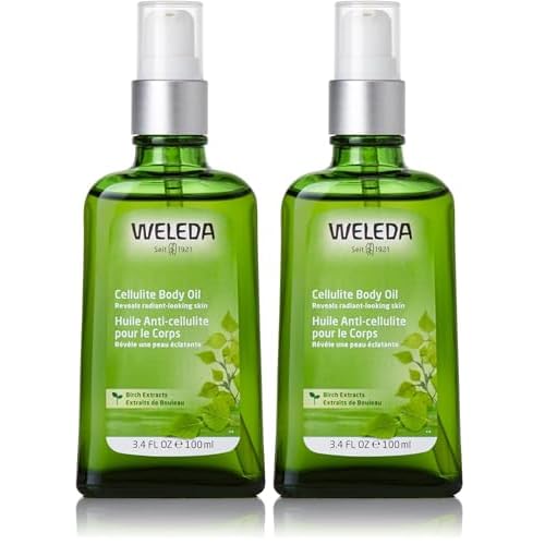 Weleda Birch Cellulite Body Oil 3.4 Fluid Ounce,Plant-Rich Oil with Birch,Rosemary and Jojoba,(Pack of 2)