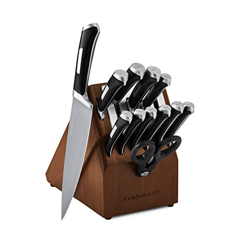 Self-Sharpening Kitchen Knife Set with Nonstick Blades - 13 Pieces