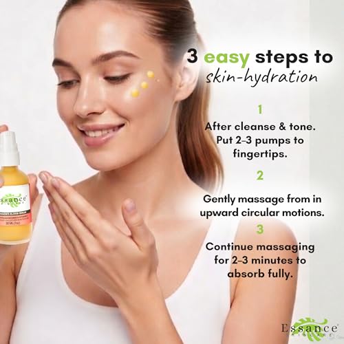 Essance Dragon's Blood Face Serum 1 oz - Hydrating Lightweight Vegan Skincare