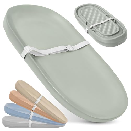 Jool Baby Waterproof Baby Changing Pad - Sage, Large & Portable for Nursery
