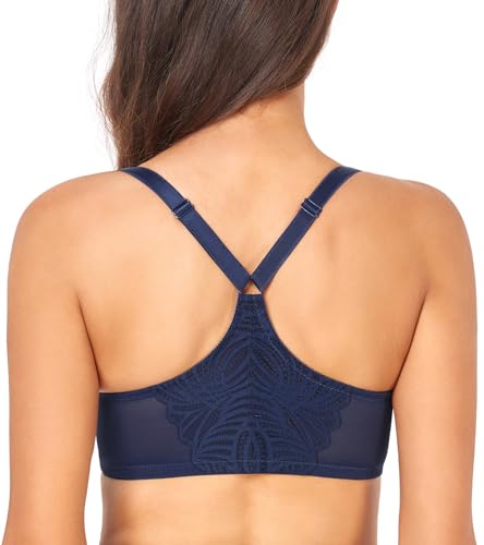 Women's Front Closure T-Back Underwire Everyday Bra