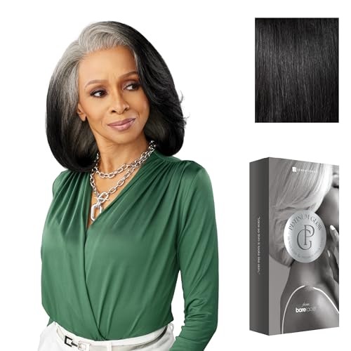 Sensationnel Platinum Glow 13x6 Lace Front Wig - Celestine, Jet Black