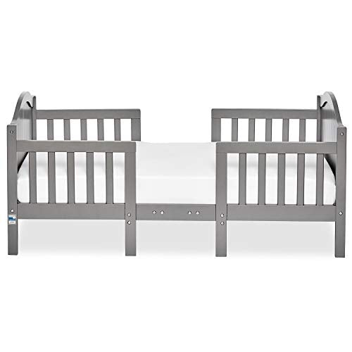 Dream On Me Portland 3-in-1 Convertible Toddler Bed with Safety Rails - Storm Grey / Toddler Bed Only