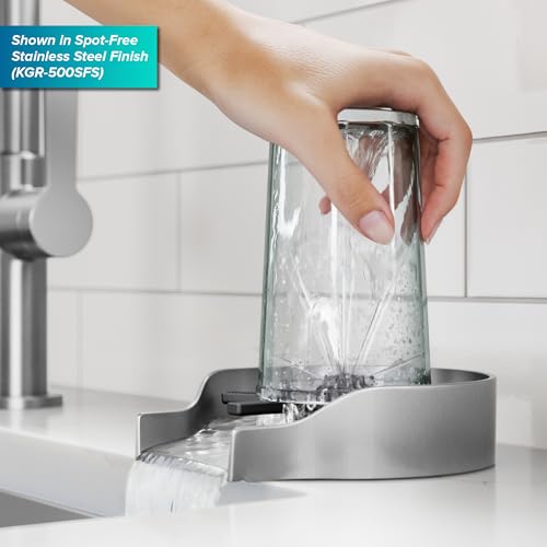 Kraus CleanMate Glass Rinser for Kitchen Sink - Matte Black Finish