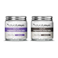 NaturallyMum Magnesium Body Lotion Bundle | Support for Sleep, Heart, Bone, Nerve, Gut and Muscle Health | Topical Cream Safe for Kids | Lavender & Unscented | 2 x 4 fl oz