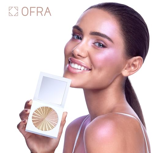 Pressed Powder Highlighter - All Shades in 1 Compact | Pearl Shimmer Face Makeup