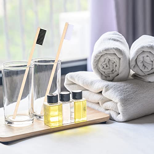 Bamboo Toothbrushes Bulk Pack - 200 Soft Charcoal Toothbrushes for Travel & Home