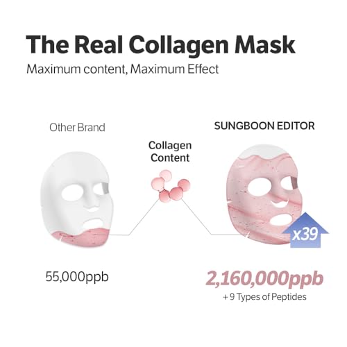 Korean Collagen Face Mask & Serum Duo for Radiance - Sensitive Skin Safe