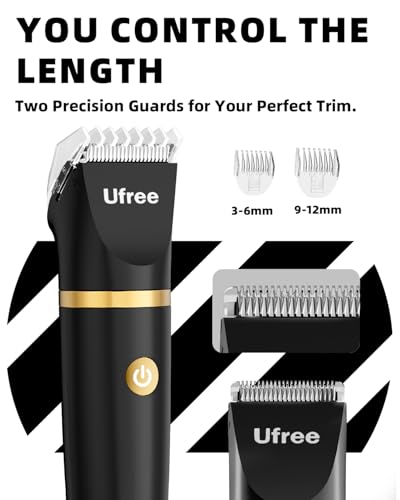 Ufree 3-in-1 Bikini Trimmer for Women – Waterproof Electric Shaver with 3 Heads