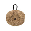 Cute Character Pouch with Carabiner - Mini Makeup & Accessory Organizer, Umahji Brown