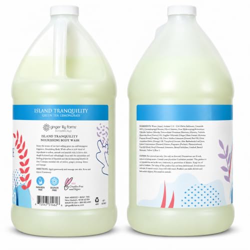 Ginger Lily Farms Botanicals Island Tranquility Body Wash 128oz - Nourishing & Vegan