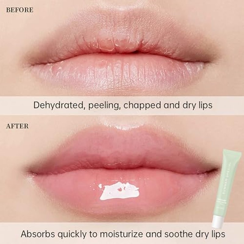 4 Pcs Summer Special Lip Butter Balm, Special Lip Balm, With Natural Ingredients of Shea Butter & Olive Butter, Long-Lasting Hydrating Non-Sticky Lip Balm, Soothes And Softens Dry Lips