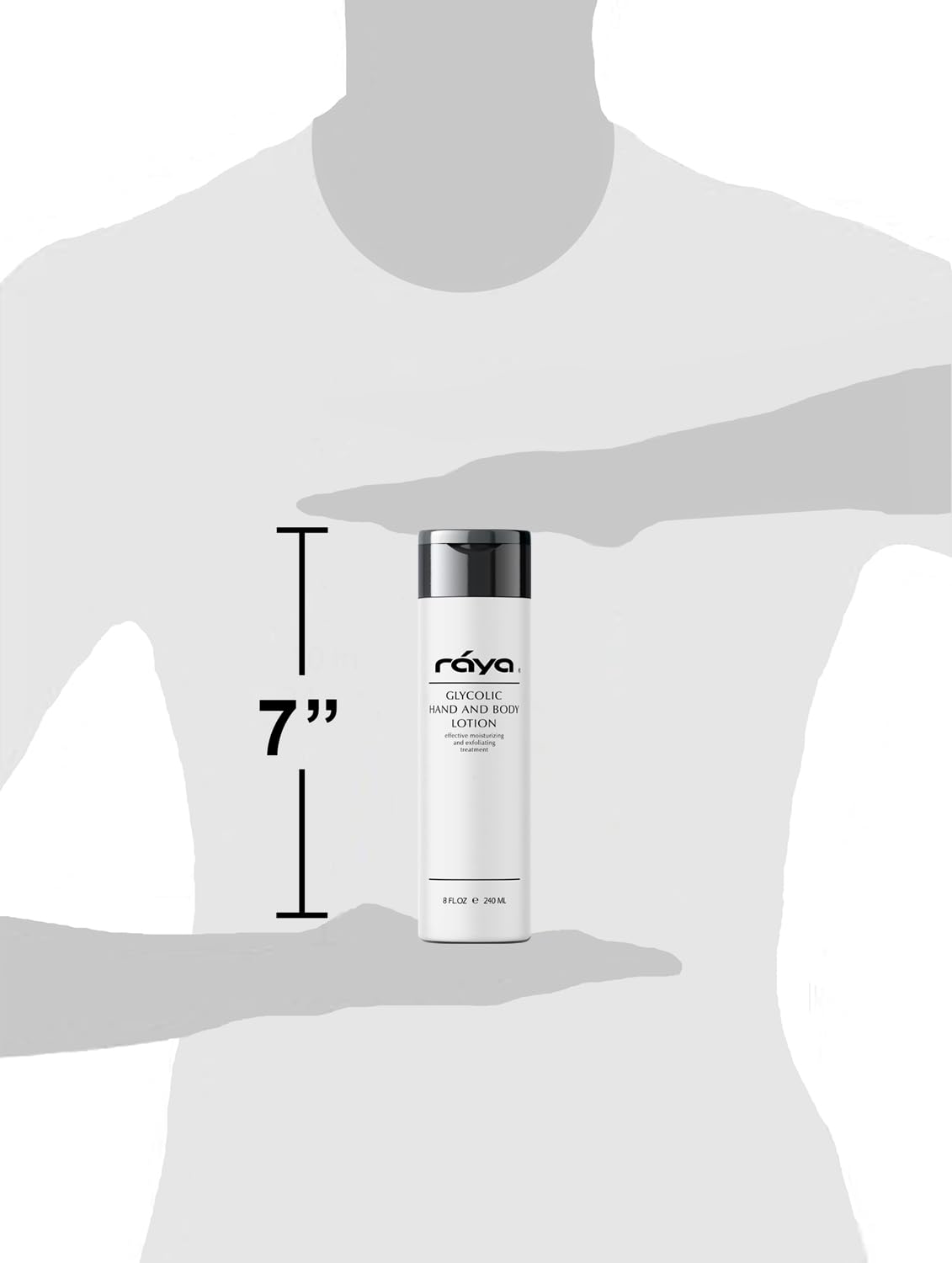 Raya Glycolic Hand and Body Lotion with AHA (G-333) | Soothing, Moisturizing, Exfoliating, and Conditioning Lotion for the Hands, Arms, Legs, and Body | Made with Alpha Hydroxy Acids