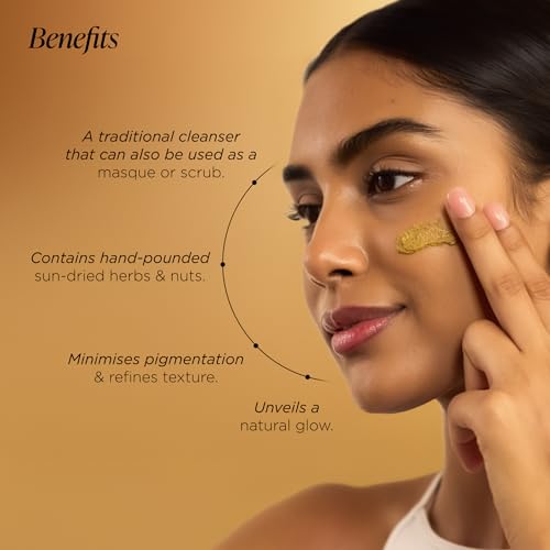 Forest Essentials Soundarya Facial Ubtan - Herbal Skin Nourishing Powder 80g