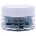 Cuccio Green Glitter with Blue Undertones Dipping Powder 14g