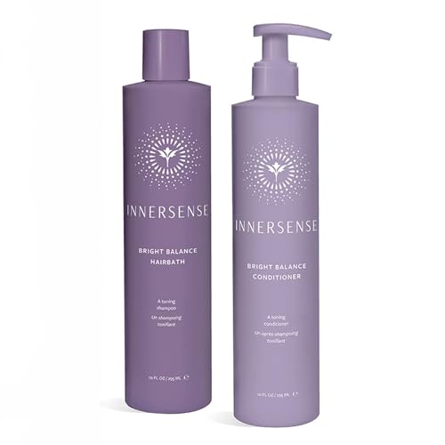 INNERSENSE Bright Balance Purple Toning Duo - Color-Correcting Shampoo & Conditioner