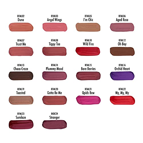 Ruby Kisses Forever Matte Liquid Lipstick 5 Pack - RFML08&10&13&21&23