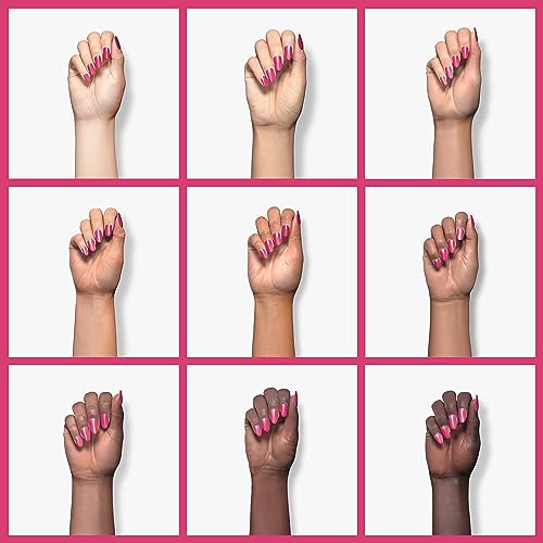 Doctor Formulated Nail Polish - Hot Pink, Biotin & Vitamins, Toxin-Free, Fast Drying