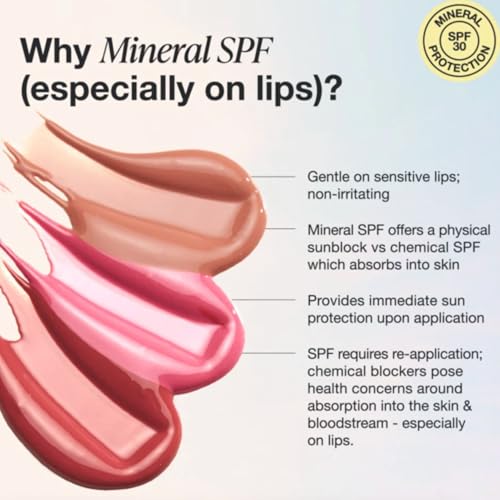 INNBEAUTY Project Sun Balm Mineral SPF 30 Lip Balm with Tint, Pink Shade, 0.6 OZ (17ml)