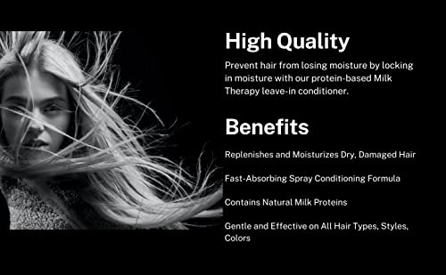 Moisturizing Hair Shampoo Conditioner & Mask for Dry Damaged Hair - Morfose Milk Therapy