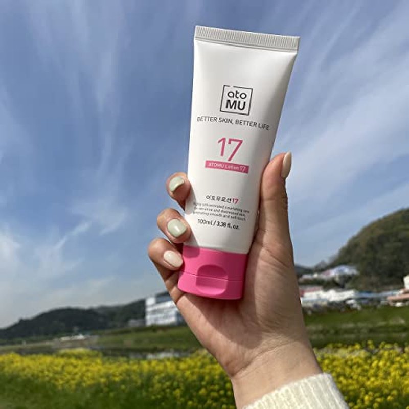ATOMU Facial Moisturizing Lotion 17 Ultimate Moisture - Hydrating Face Moisturizer for 24hrs with Advanced Hyaluronic Acid 3.38 fl oz