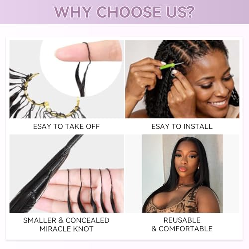 Kinky Straight Feather Crochet Hair - Black KS, 150 Strands, 24 Inch