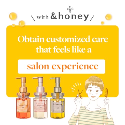 Honey Melty Moist Repair Hair Oil 100mL / 3.4 Fl Oz Sulfate-Free Frizz Control