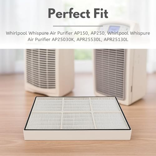 Nispira 2-Pack HEPA Air Filter for Whirlpool & Kenmore Air Purifiers AP150 AP250