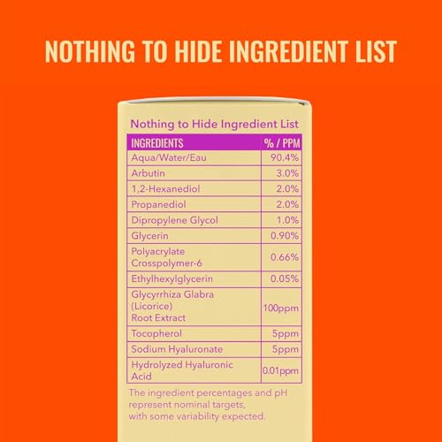 Good Molecules Daily Brightening Serum Pack 2 ? 1 fl oz / 30 ml Each | Lightweight Brightening Serum with Beta Arbutin 3% & Hyaluronic Acid for Even-Looking Skin