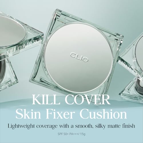 Lightweight Cushion Cover for CLIO Kill Cover Skin Fixer Refill 21C Lingerie (5.71 oz)