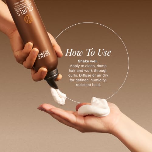Hair Mousse Firm Hold Curl Defining & Shine Protection 2oz - Humidity Resistant