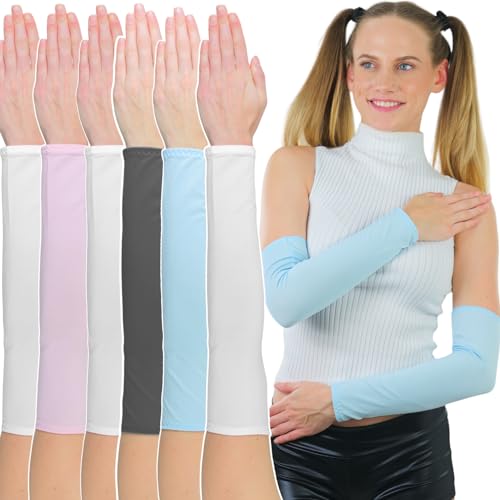 ToBeInStyle Multi-Pack of UV Sun Protection Temporary Fake Tattoo Sleeves Arm Warmers