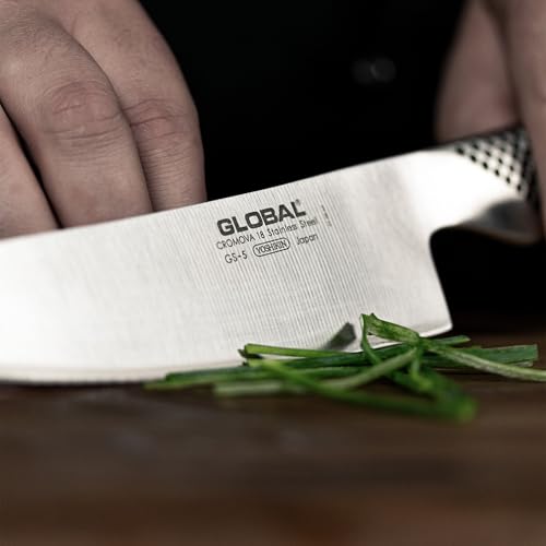 Global 5.5-Inch Vegetable Nakiri Kitchen Knife - Japanese Stainless Steel Blade