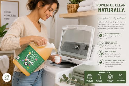 Eucalyptus Castile Liquid Soap - 1 Gallon | Multi-Use Natural Cleaner