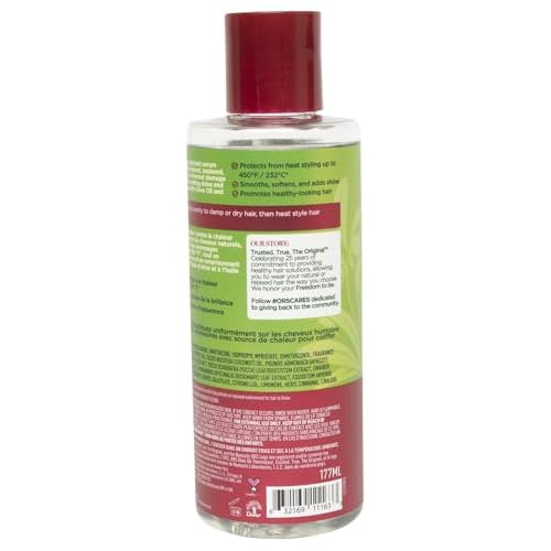 ORS Olive Oil Heat Protection Hair Serum infused with Coconut Oil for Restorative Shine 6.0 Ounces (Pack of 4)