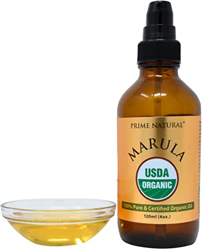 Organic Marula Oil 4oz - Cold Pressed, Pure Skin & Hair Nourishing Oil