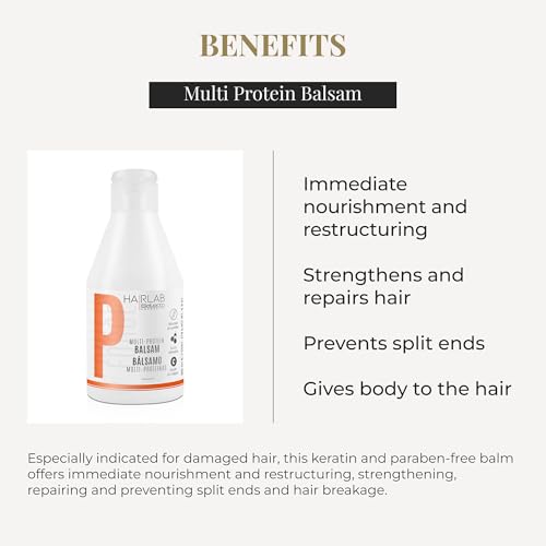 Multi-Proteins Hair Conditioner for Damaged Hair - 300ml, Strengthening & Volume