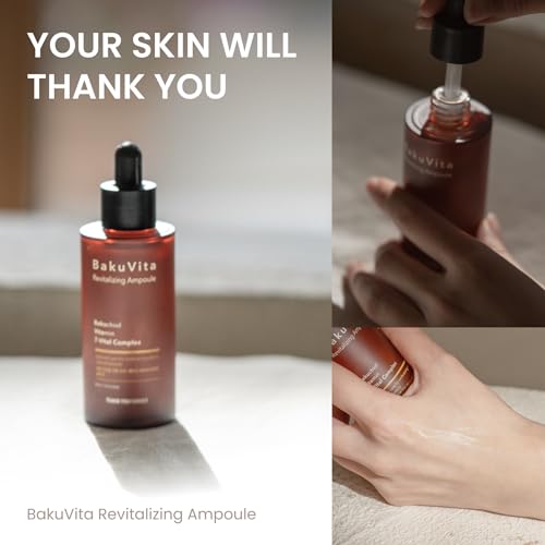 Revitalizing Face Serum with Bakuchiol and Vitamins C & E - Pore & Firming Care